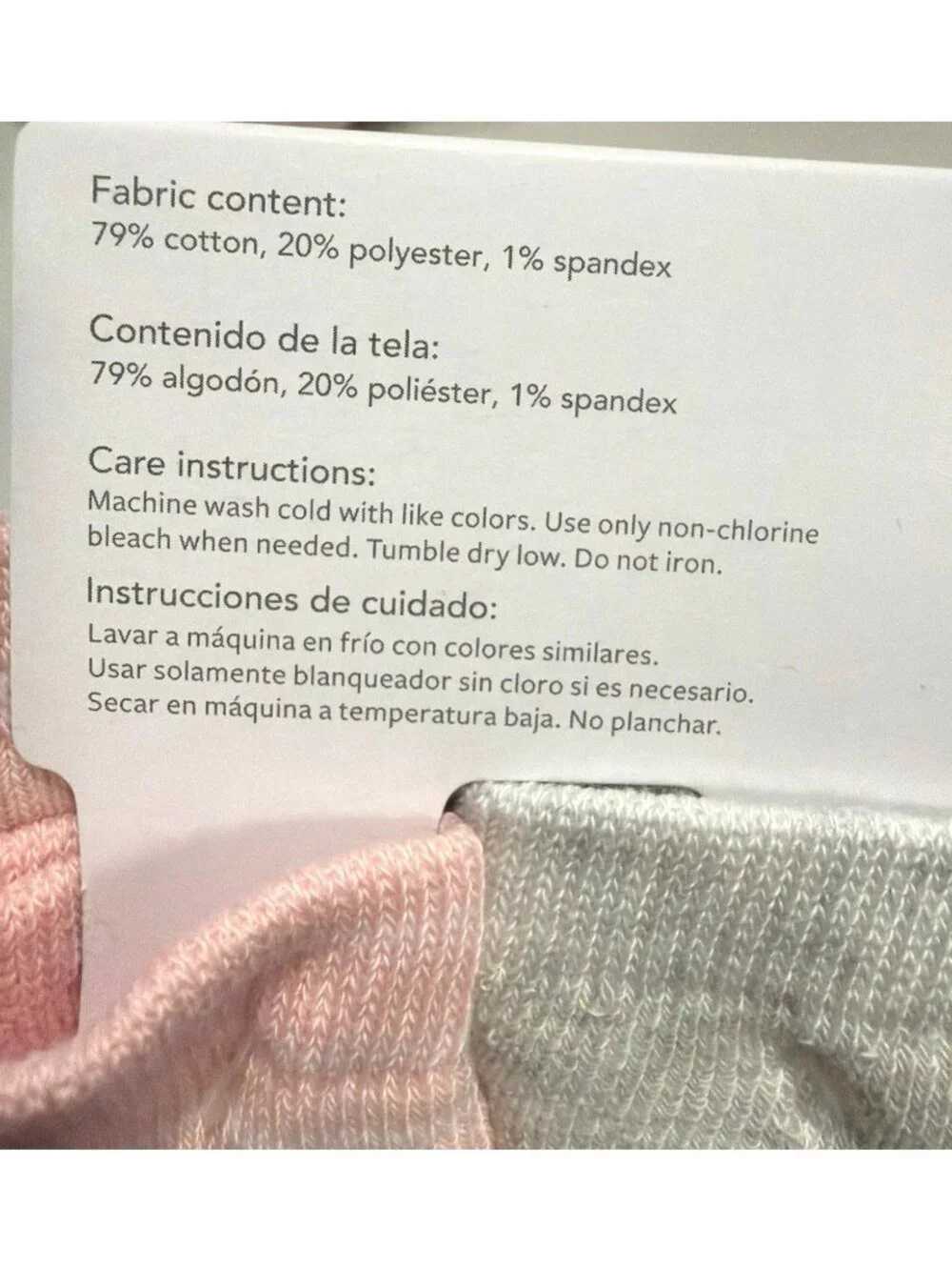 Carters Just One You 8-Pack Baby Socks 0-3 Months Pink & White Cotton Blend New